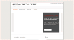 Desktop Screenshot of hugon-metallerie.com